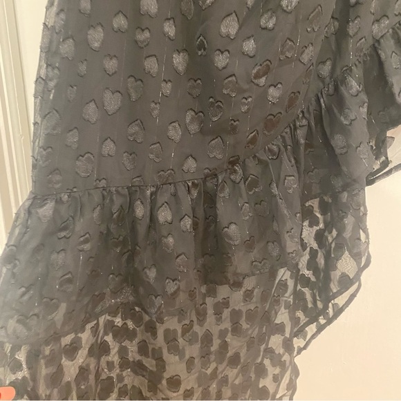 Majorelle | Kayleigh Gown In Black With Hearts Size S NEW - Picture 4 of 7